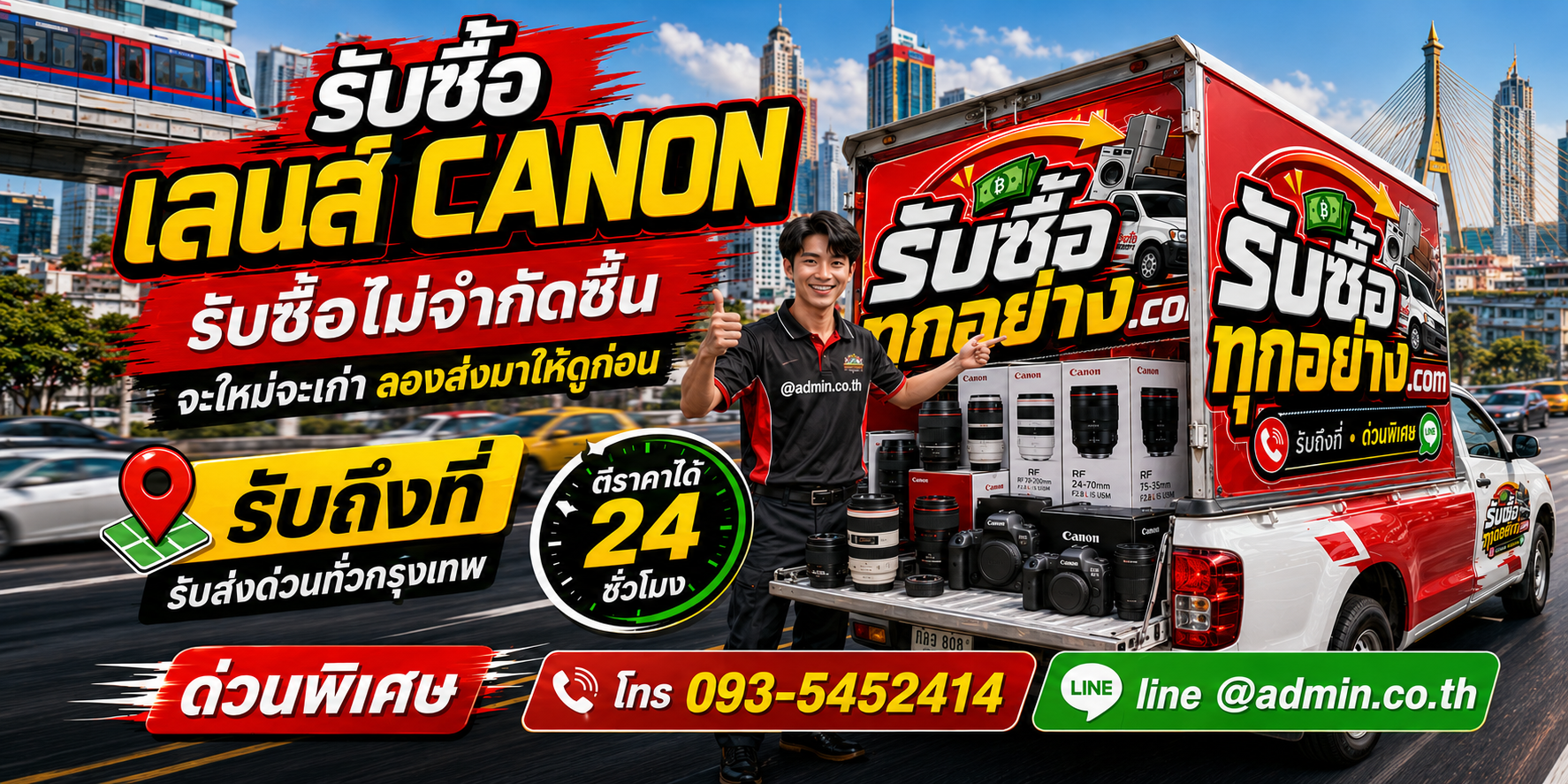 รับซื้อเลนส์ Canon เก่า เลนส์เลิกใช้งาน และเลนส์หลายตัว