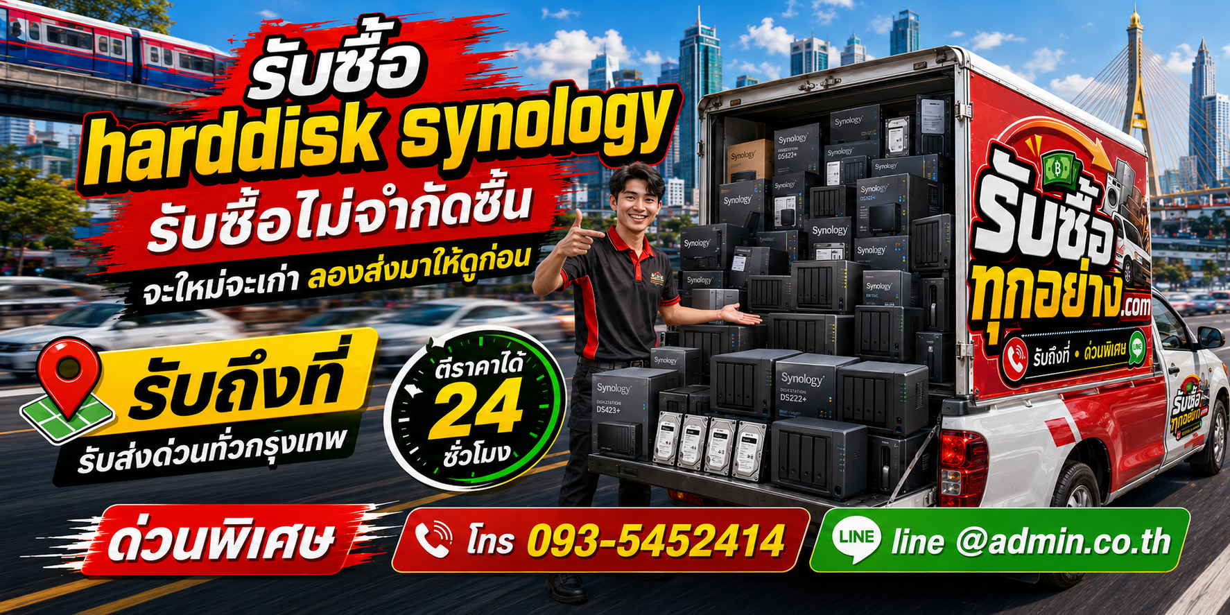 รับซื้อ harddisk synology ของเก่ามีค่าได้เงินสด