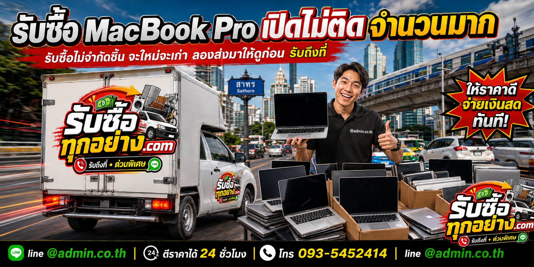 รับซื้อ MacBook Pro เปิดไม่ติด ของเก่ามีค่าได้เงินสด