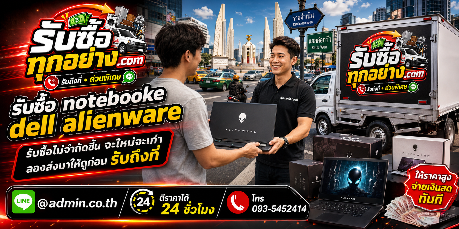 รับซื้อ Notebook Dell Alienware ของเก่ายังมีมูลค่า