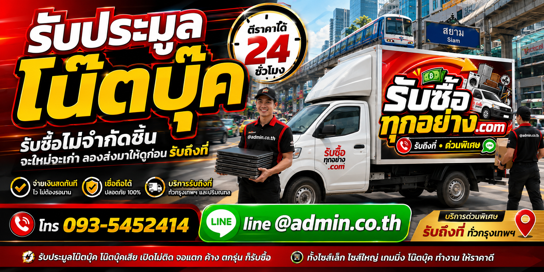 รับซื้อรับประมูลโน๊ตบุ๊ค ของเก่ามีค่าได้เงินสด